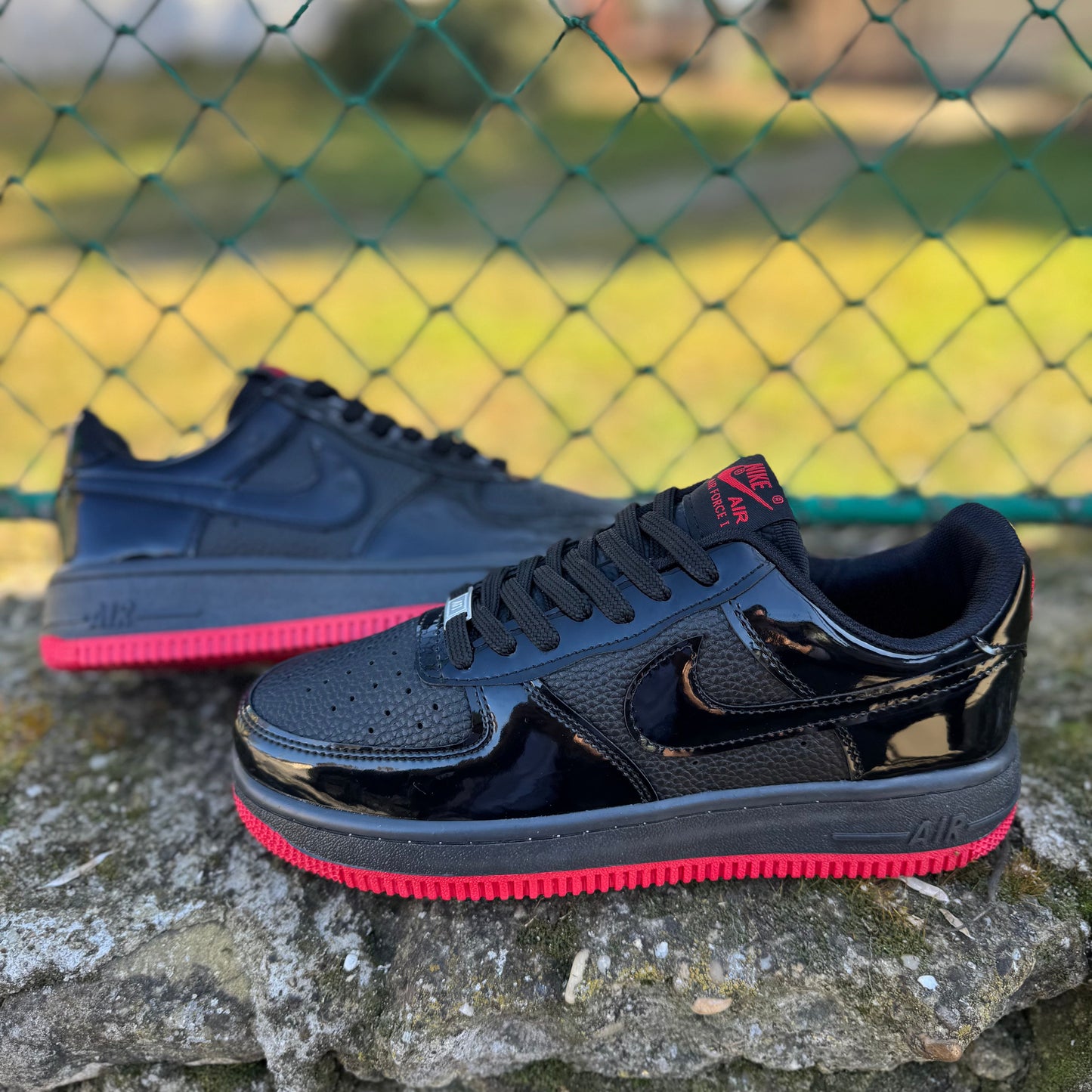 AF1 Line Negru-Rosu.