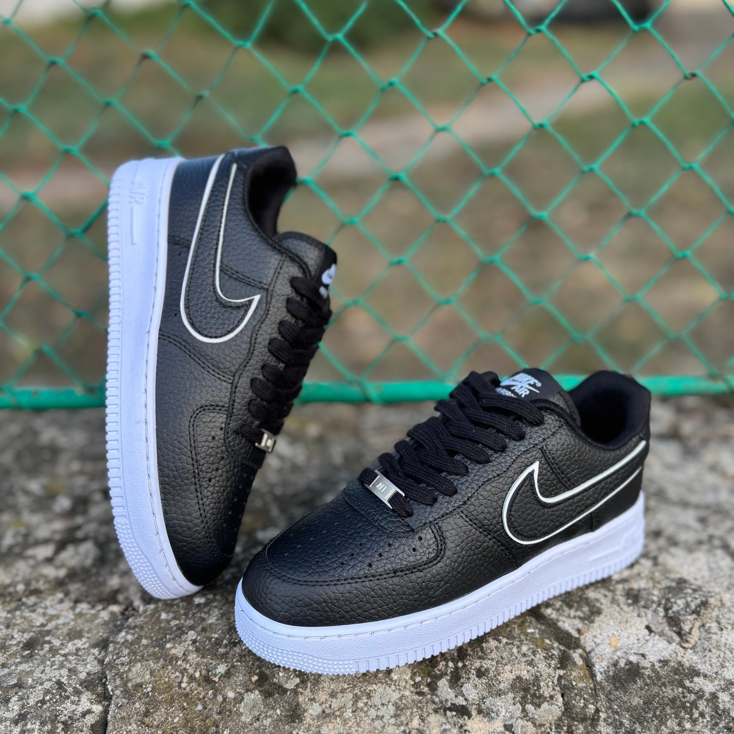 AF1 LINE Negru-Alb CC.