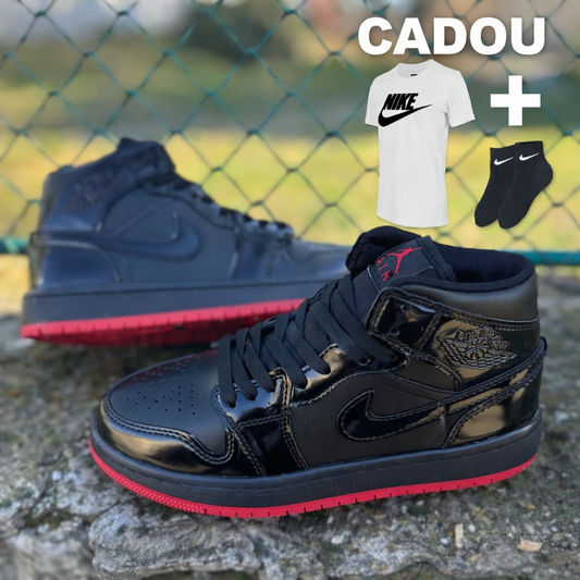 Aiir Jrdn 1 Mid Black-Red