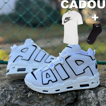 AIR MORE UPTEMPO Alb-Negru C