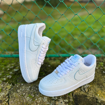 AF1 Low Fly Alb/Bleu