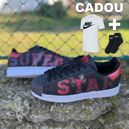 SUPERSTAR Negru-Rosu