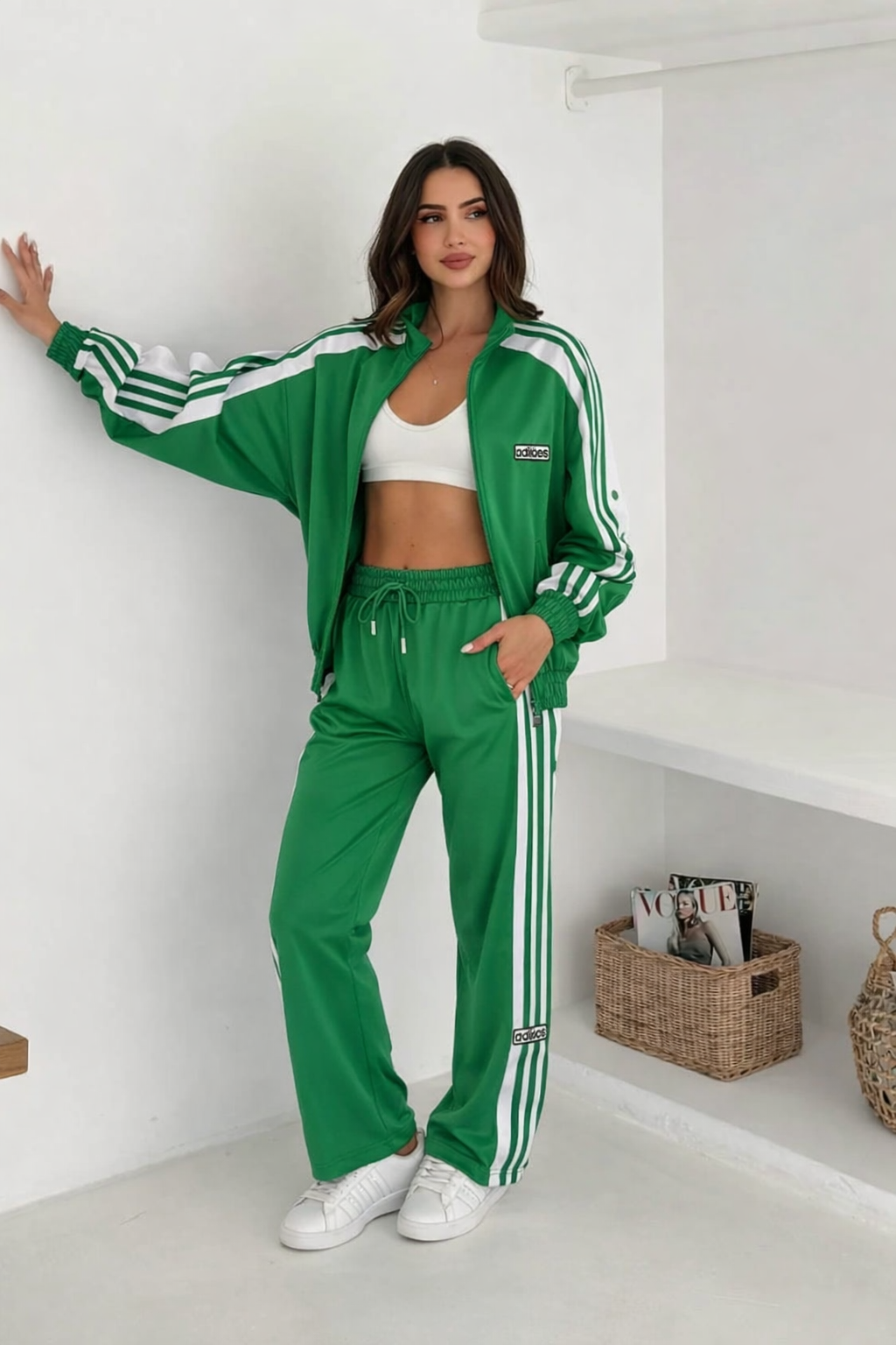 Trening Adidas – Classic Fit – Verde