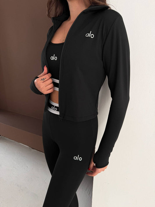 Set Sport Alo – Slim Fit – Negru