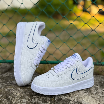 AF1 LINE Alb-Albastru