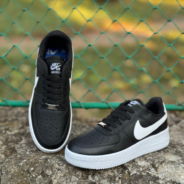 AF1 Low Negru-Alb