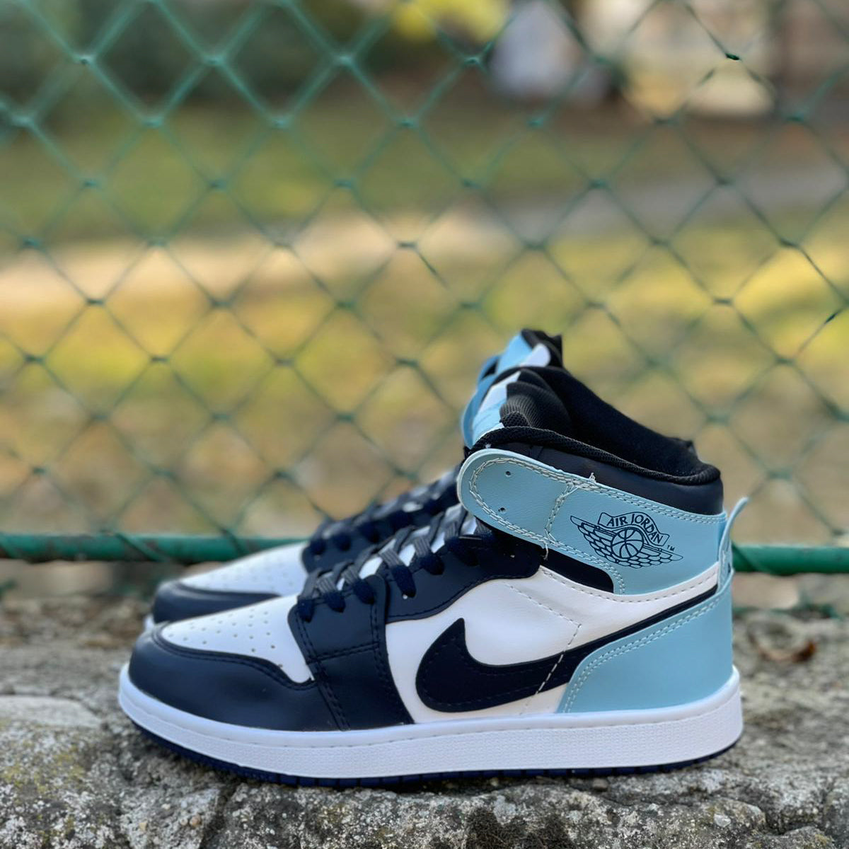 JRDN High Negru-Bleu