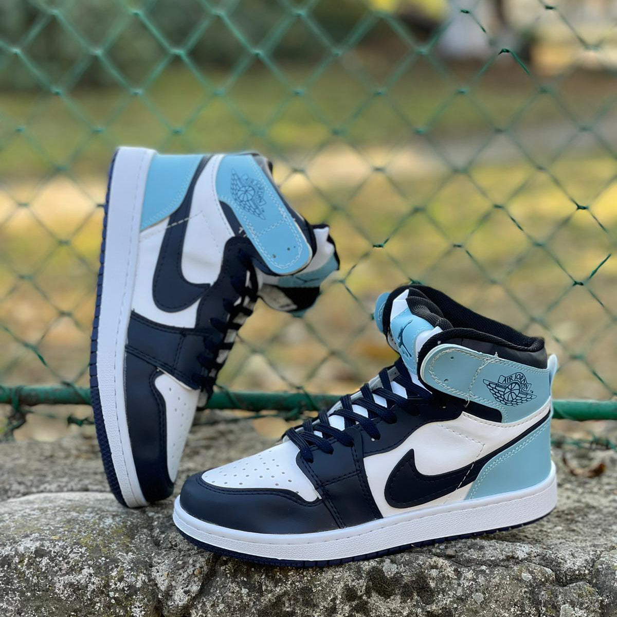 JRDN High Negru-Bleu