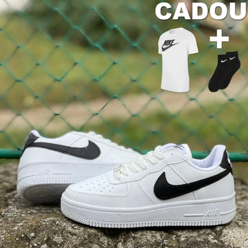 AF1 Low Alb-Negru