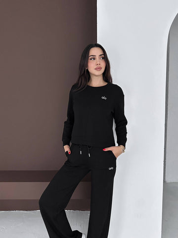 Trening Alo – Relaxed Fit – Negru