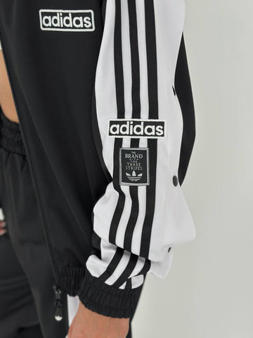 Trening Adidas – Classic Fit – Negru cu Dungi Albe