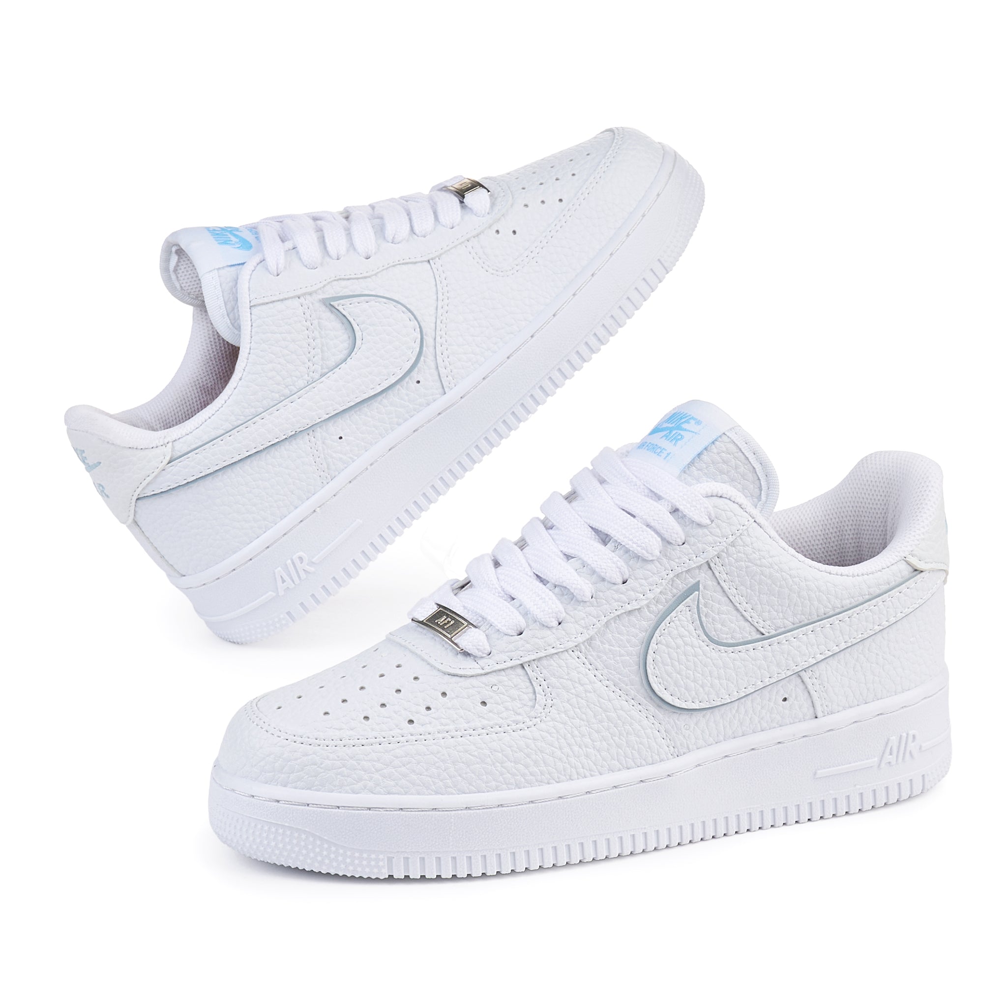AF1 Low Fly Alb/Bleu