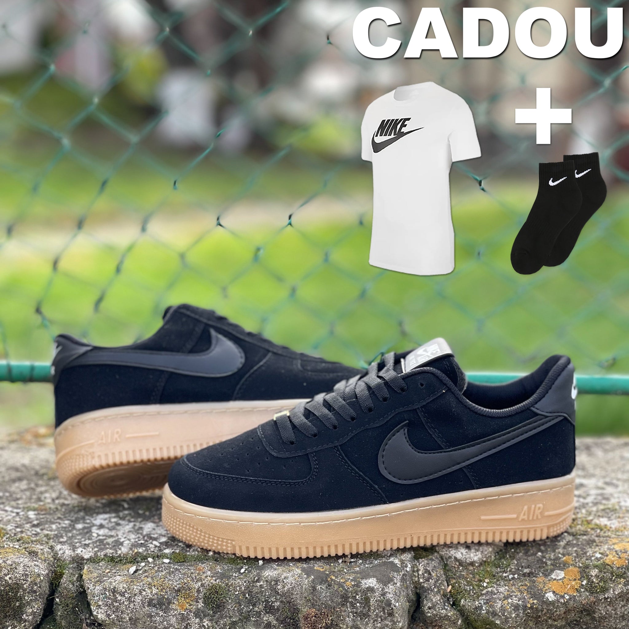 AF1 Low Negru-Bej.